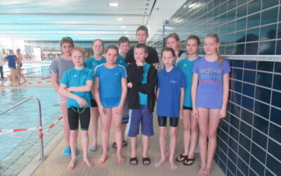 Schwimmabteilung beim 39. Kamener Hallenschwimmfest