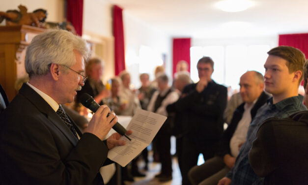 Volles Haus zum Neujahrsempfang