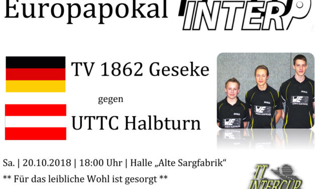 Österreicher im TT-Intercup in Geseke zu Gast